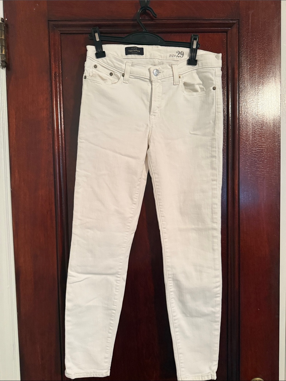 J. Crew Cream Skinny Jeans